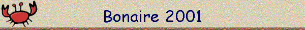 Bonaire 2001